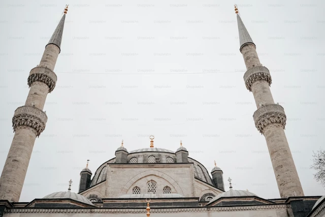 Historic mausoleum and ancient site in Turkestan, Kazakhstan