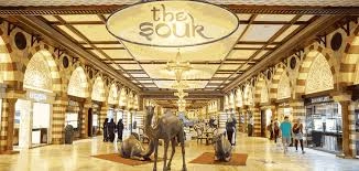 Shopping in malls and souks